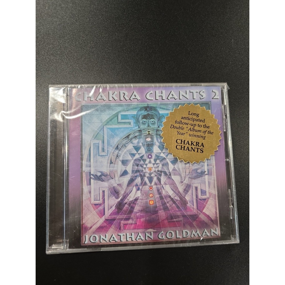 Chakra Chants 2 - Johnathan‎ Goldman (CD, 2012, Spirit Music) Meditation Healing